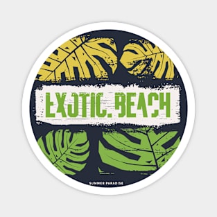 Exotic beach Magnet